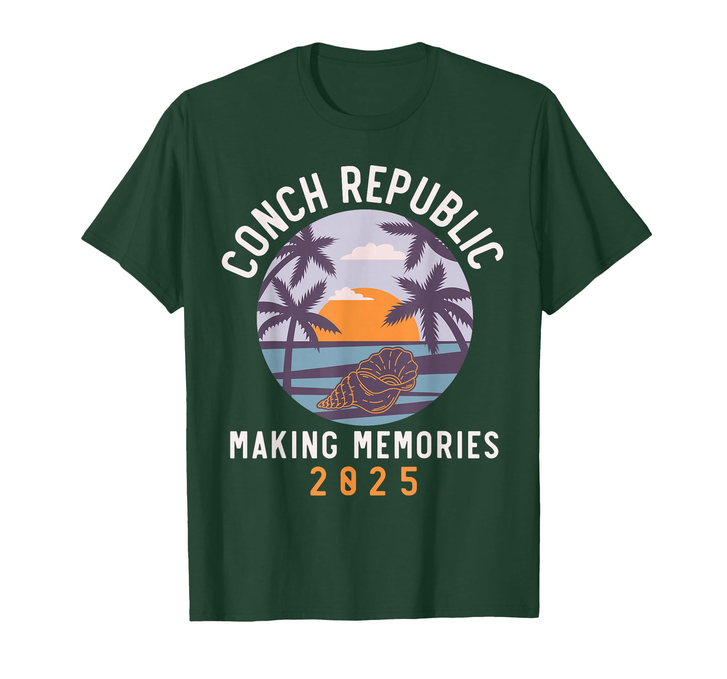Conch Republic 2025 Matching Family Friends Group, Vacation T-Shirt