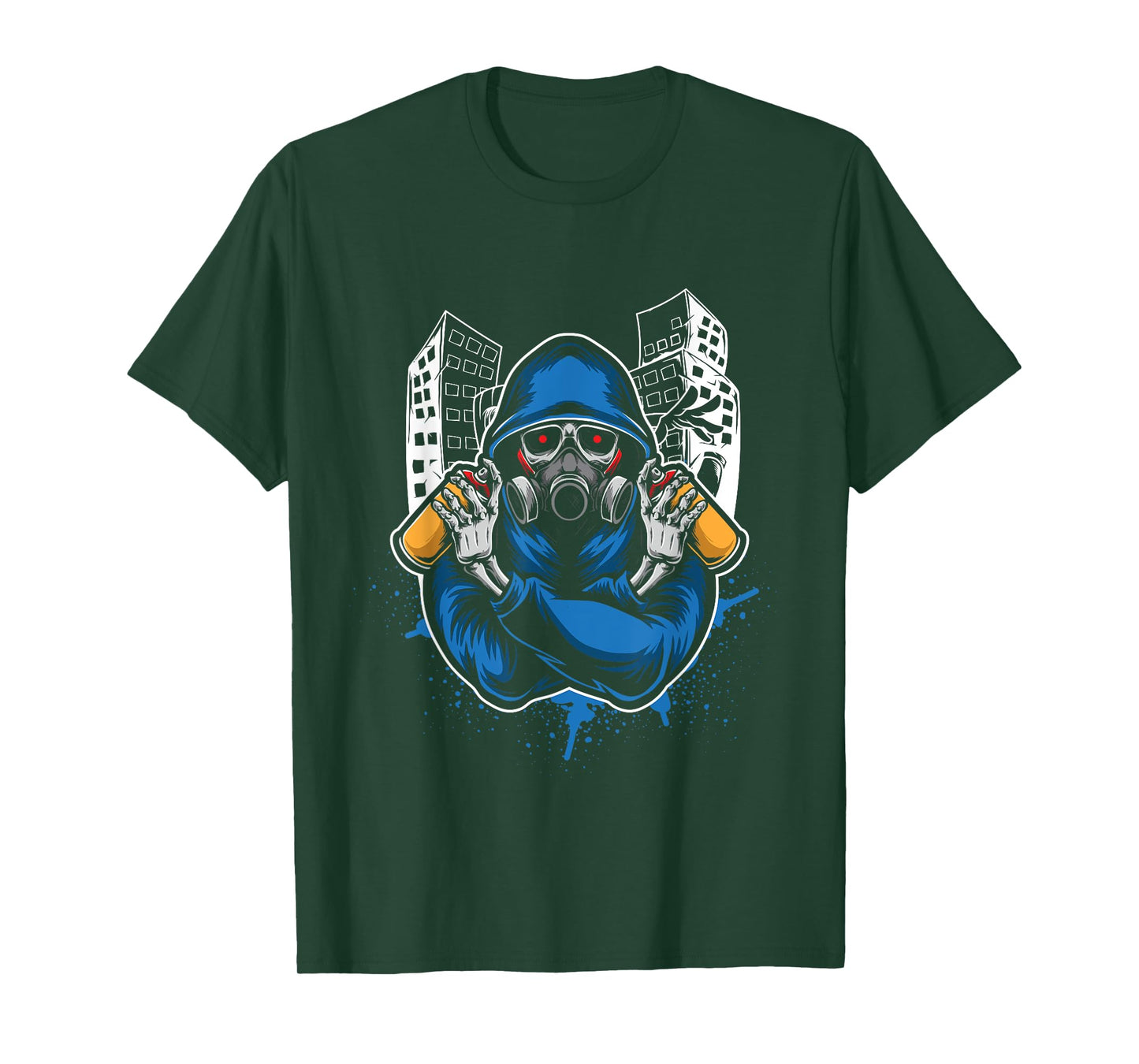 Graffiti Artist Skull Graffiti Tag Urban Street Art Rap Gift T-Shirt