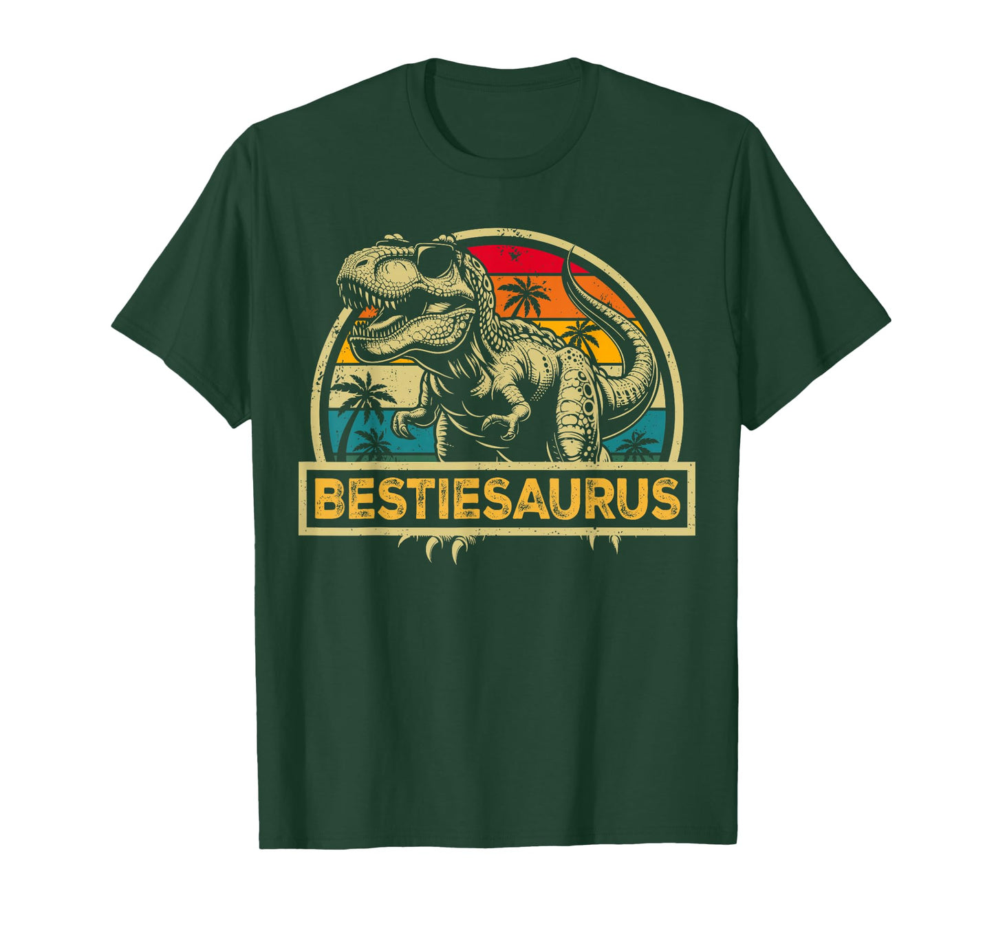 Bestiesaurus T Rex Dinosaur Bestie Saurus Family Matching T-Shirt