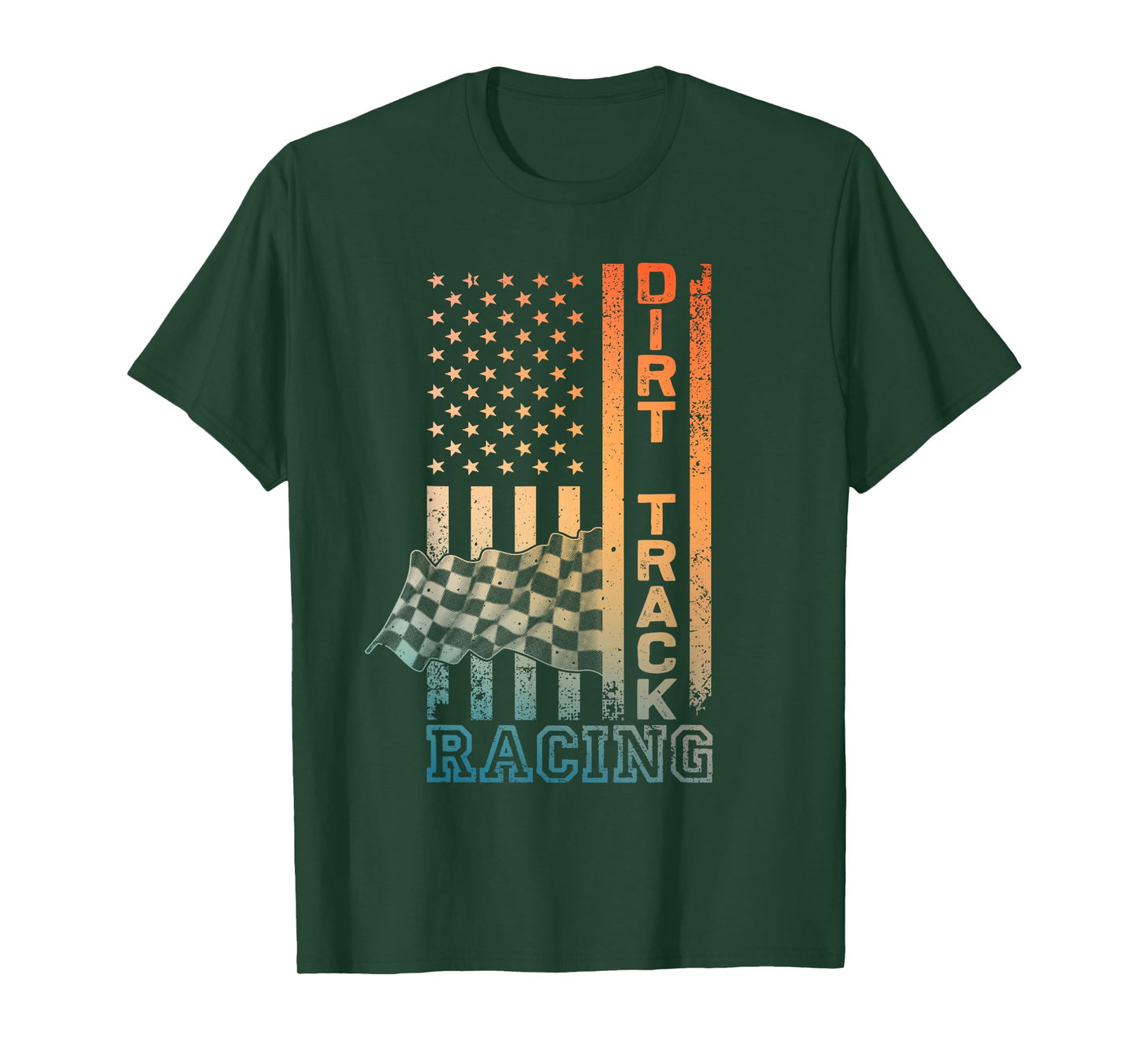 Cool Dirt Track Racing Art For Men Women Dirt Racing Lover T-Shirt