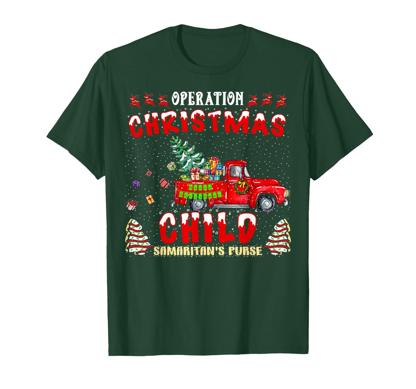 Operation Christmas Child Funny Family Matching Xmas T-Shirt