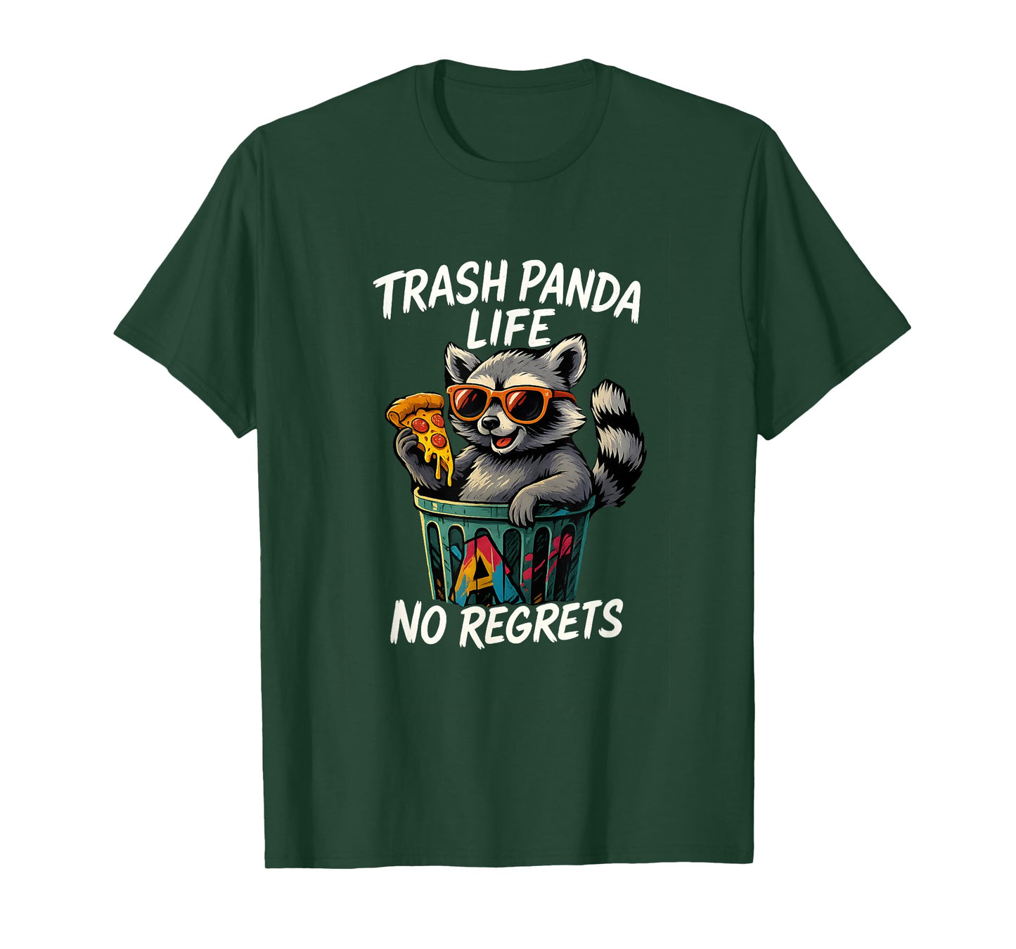 Funny Trash Panda More Thrash Can Less Trash Can't T-Shirt