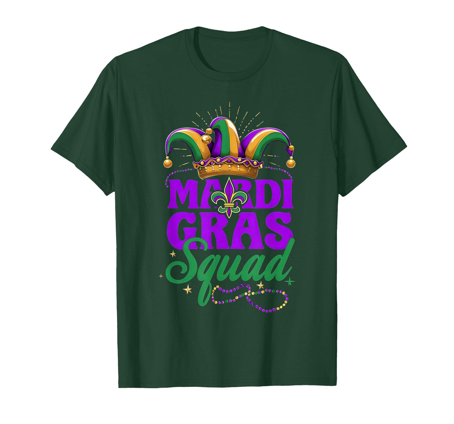 Mardi Gras Squad Matching Group Mardi Gras Cruise Crew Party T-Shirt