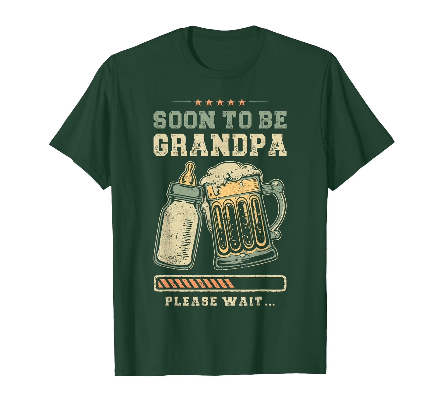 Soon To Be Grandpa, Baby Announcement, Expecting Grandfather T-Shirt
