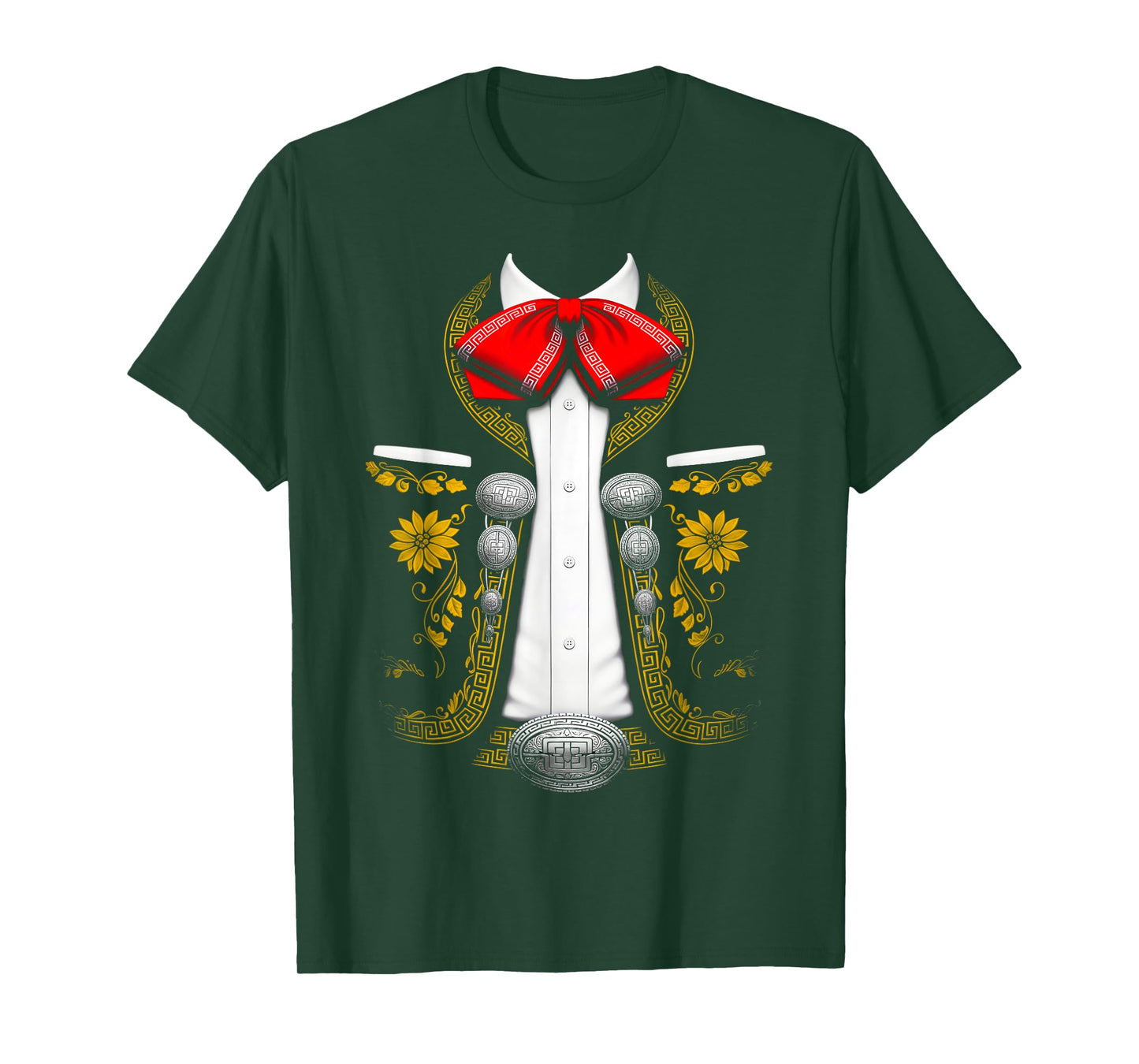 Mexican Mariachi Costume Funny Mexican Charro T-Shirt