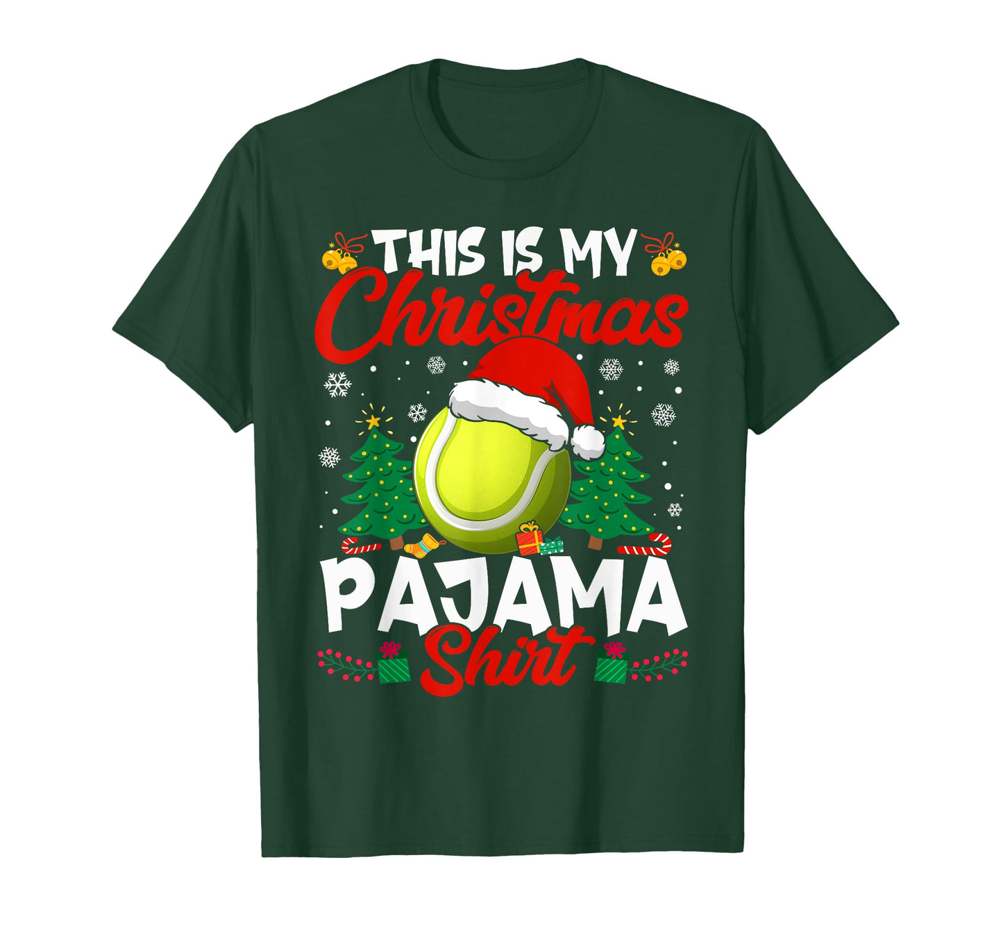This Is My Christmas Tennis Lover Men Women Boy Girl T-Shirt