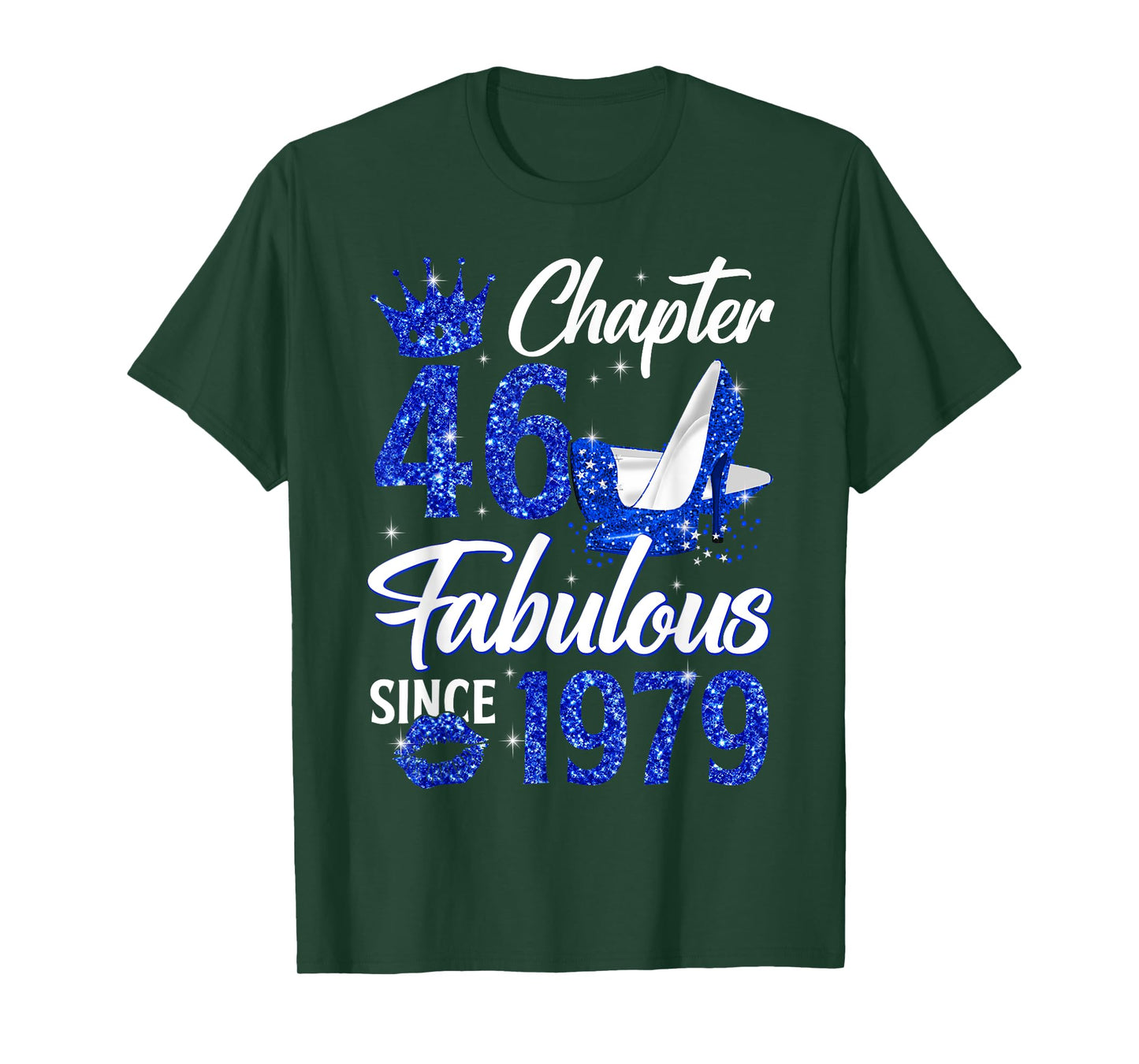 Chapter 46 Fabulous Since 1979 46th Leopard Birthday Queen T-Shirt
