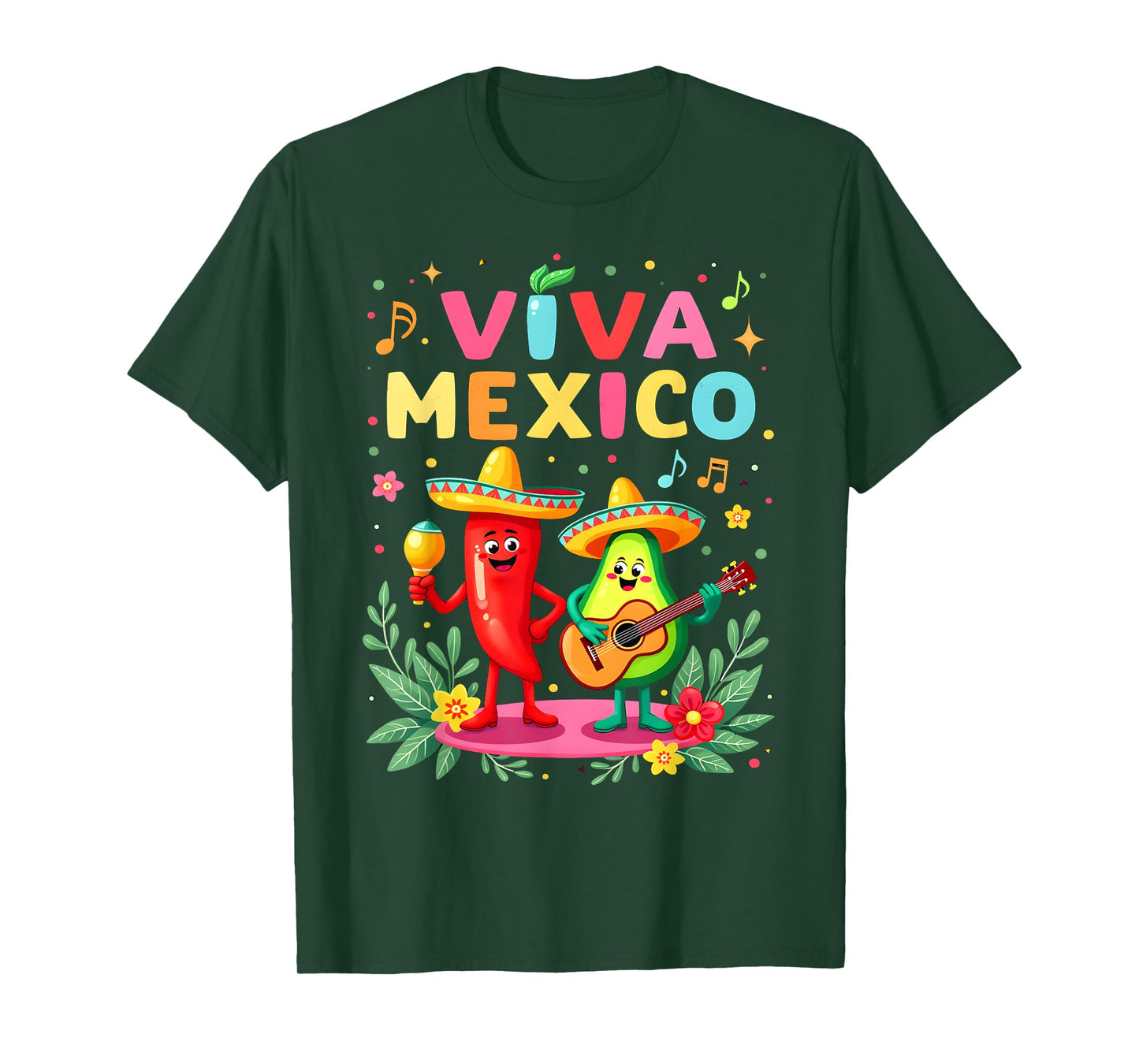 Viva Mexico Mexican Independence Day Kids Dance Mexican T-Shirt