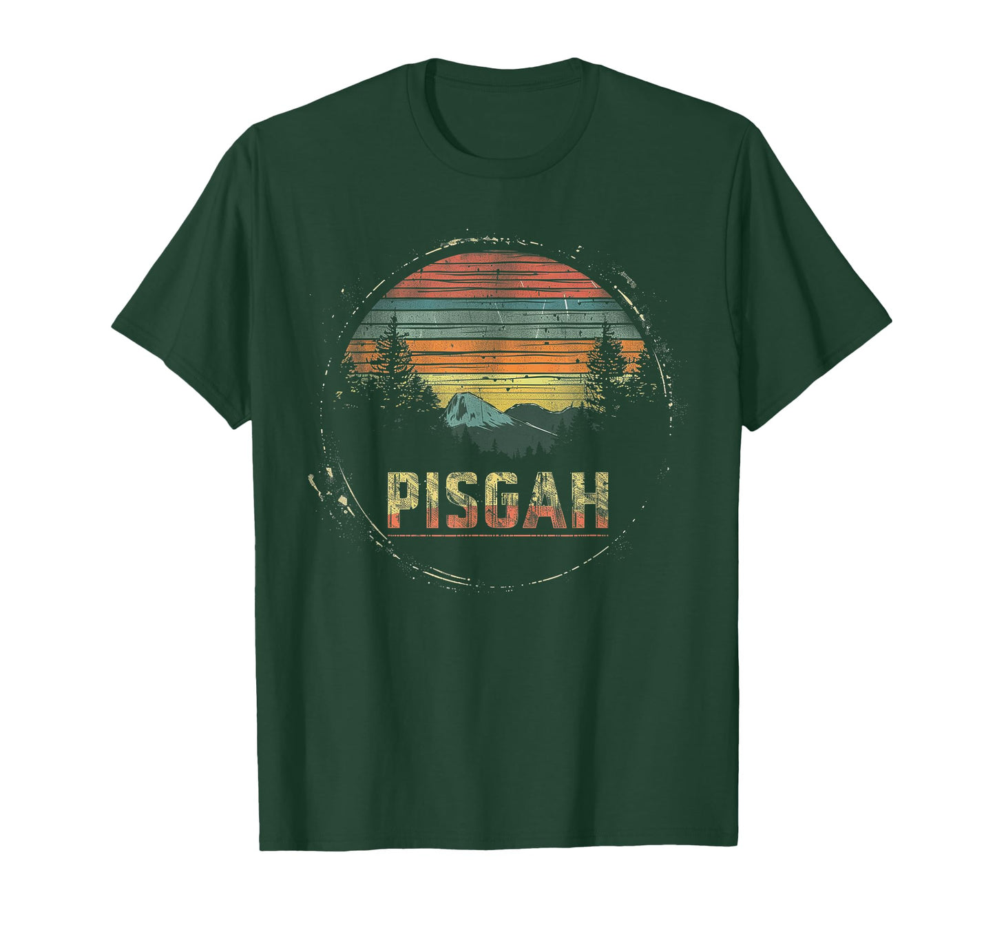Pisgah -US National Park Forest Vintage Men Women Kids Retro T-Shirt