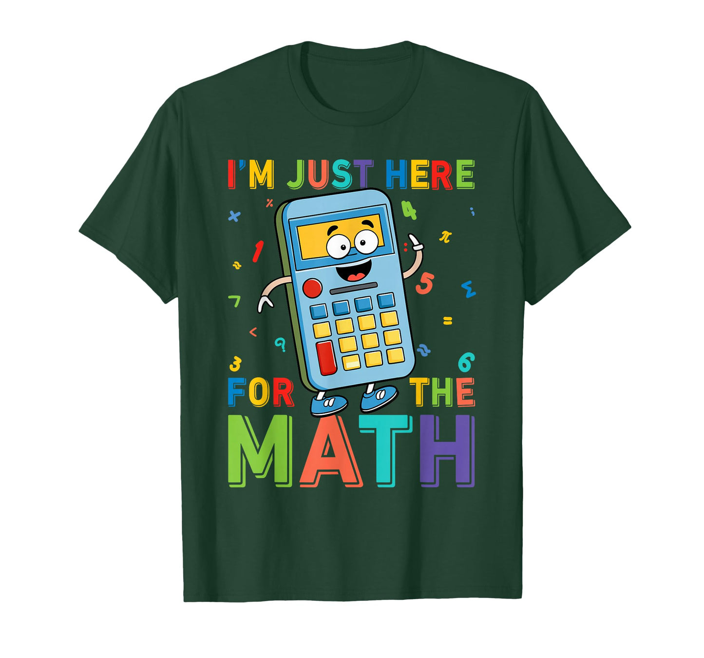 Number Day Maths Day Number Day Calculator Kids Costume T-Shirt