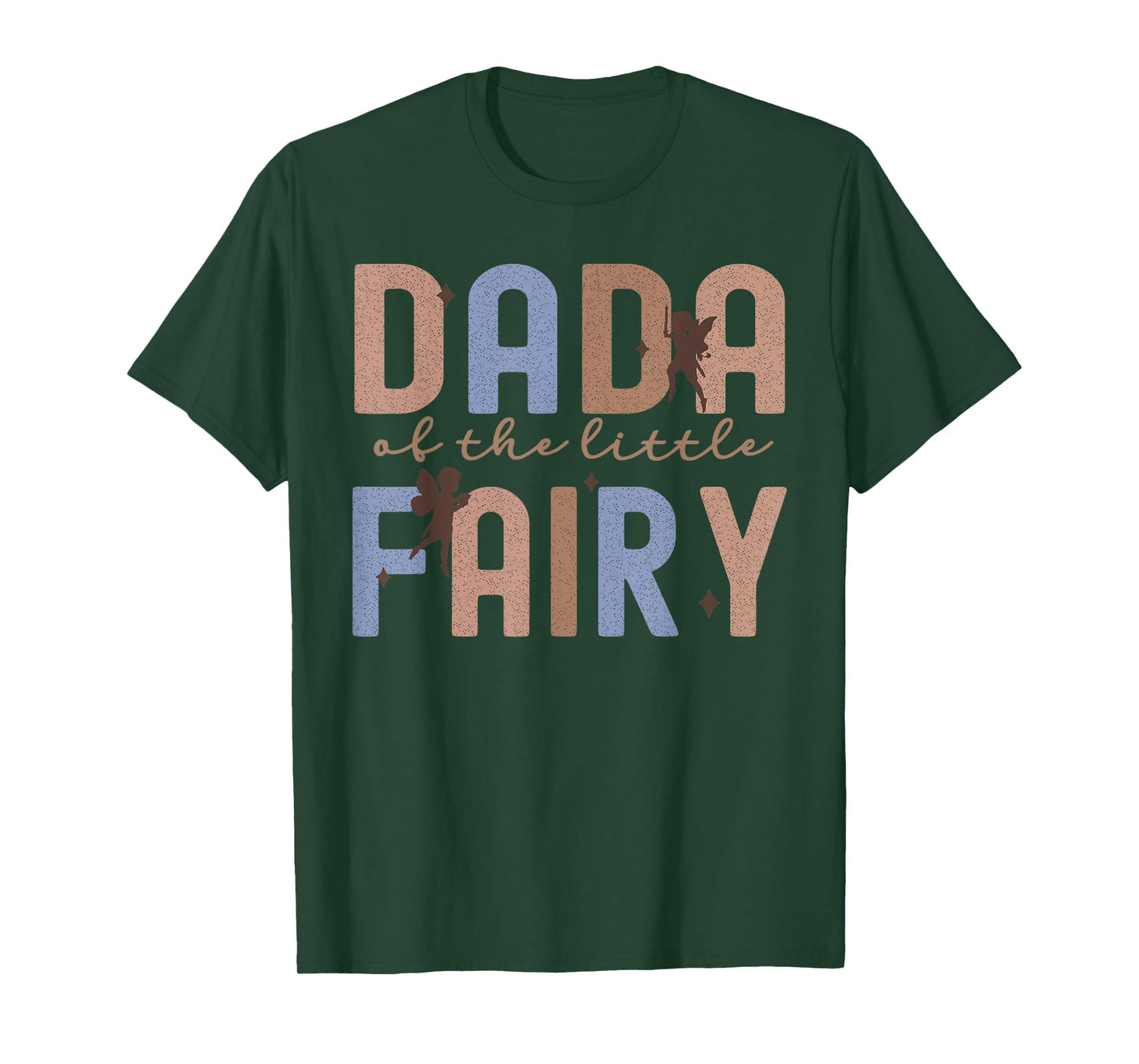 Dada Of The Little Fairy First Birthday Girl Family Matching T-Shirt
