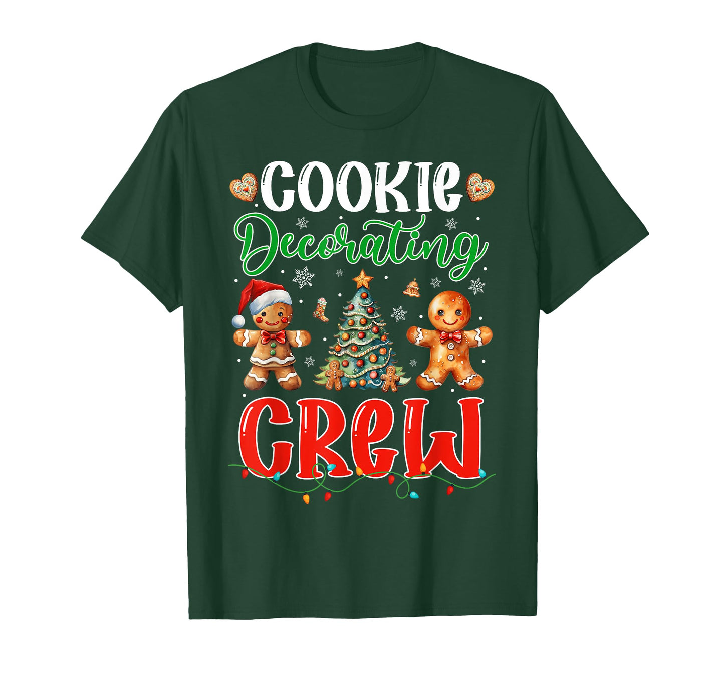 Cookie Decorating Crew Gingerbread Funny Christmas Baker T-Shirt