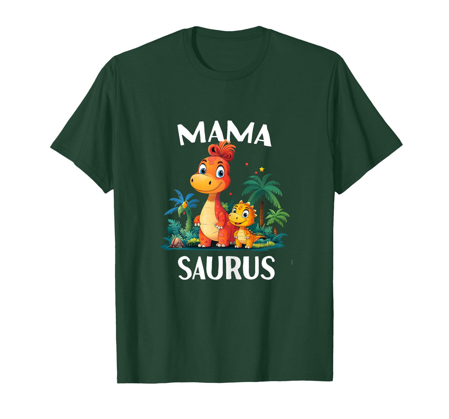 Mama Saurus Dinosaur Dino Matching Family Mom women T Rex T-Shirt