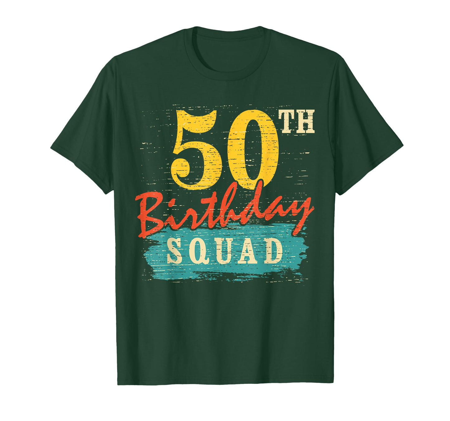 50 Year Old Birthday Squad Retro Style for Men 50 Years Old T-Shirt
