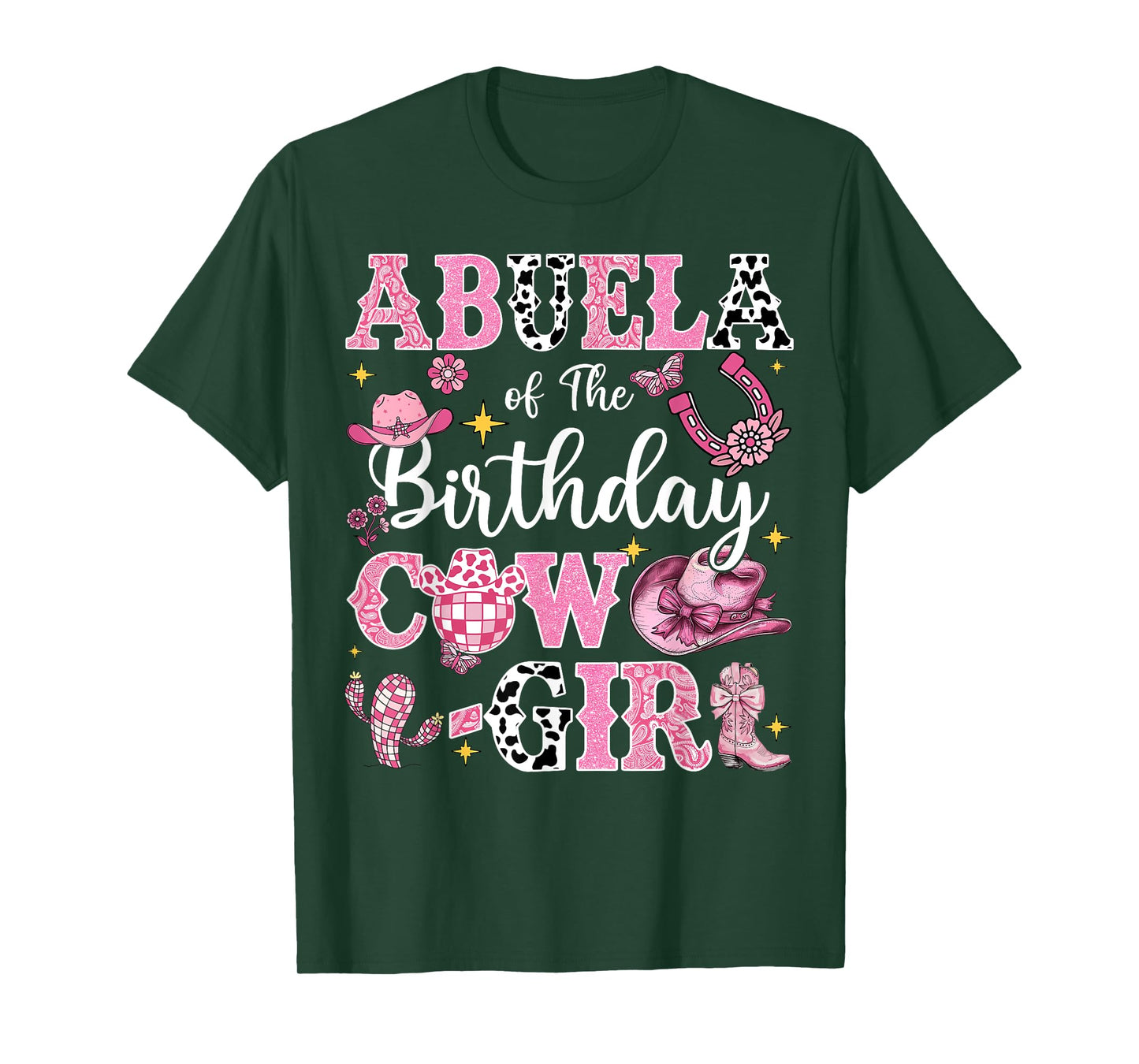 Abuela Of The Birthday Cow-Girl Rodeo Abuela Bday Party T-Shirt