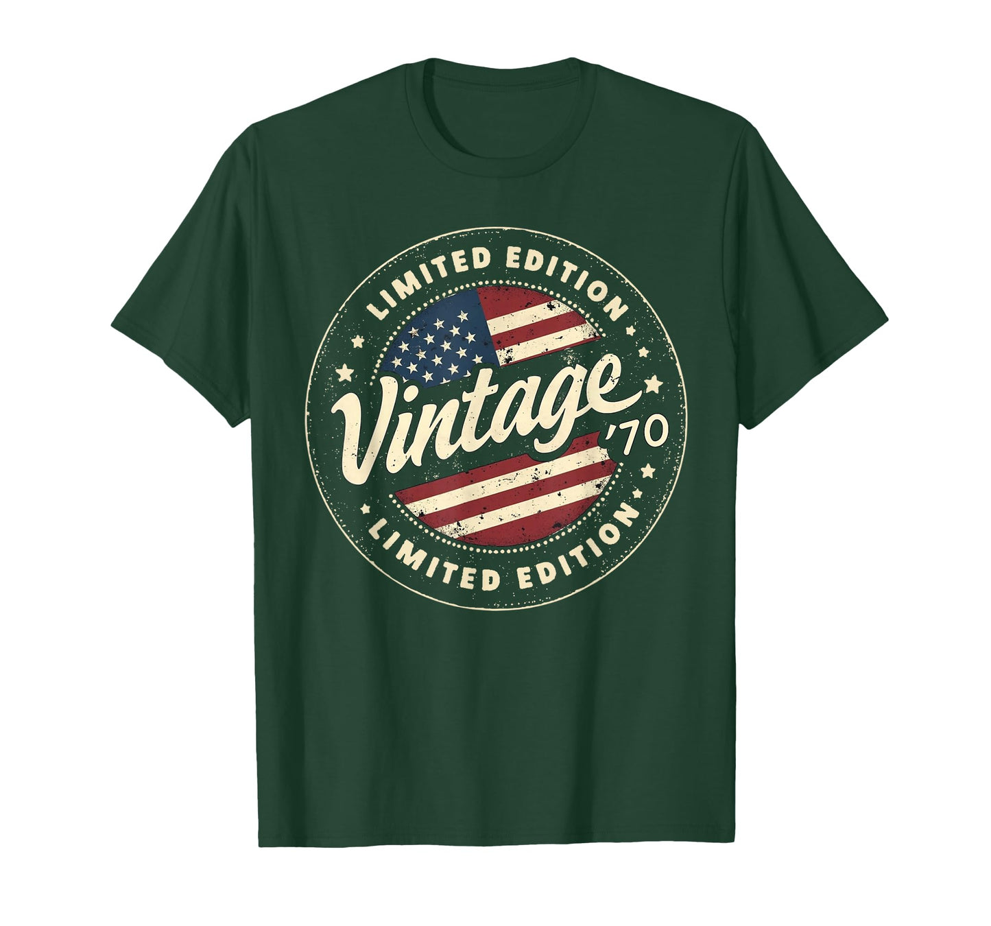 Vintage 55th birthday men Born 1970 55 years old Bday mens T-Shirt