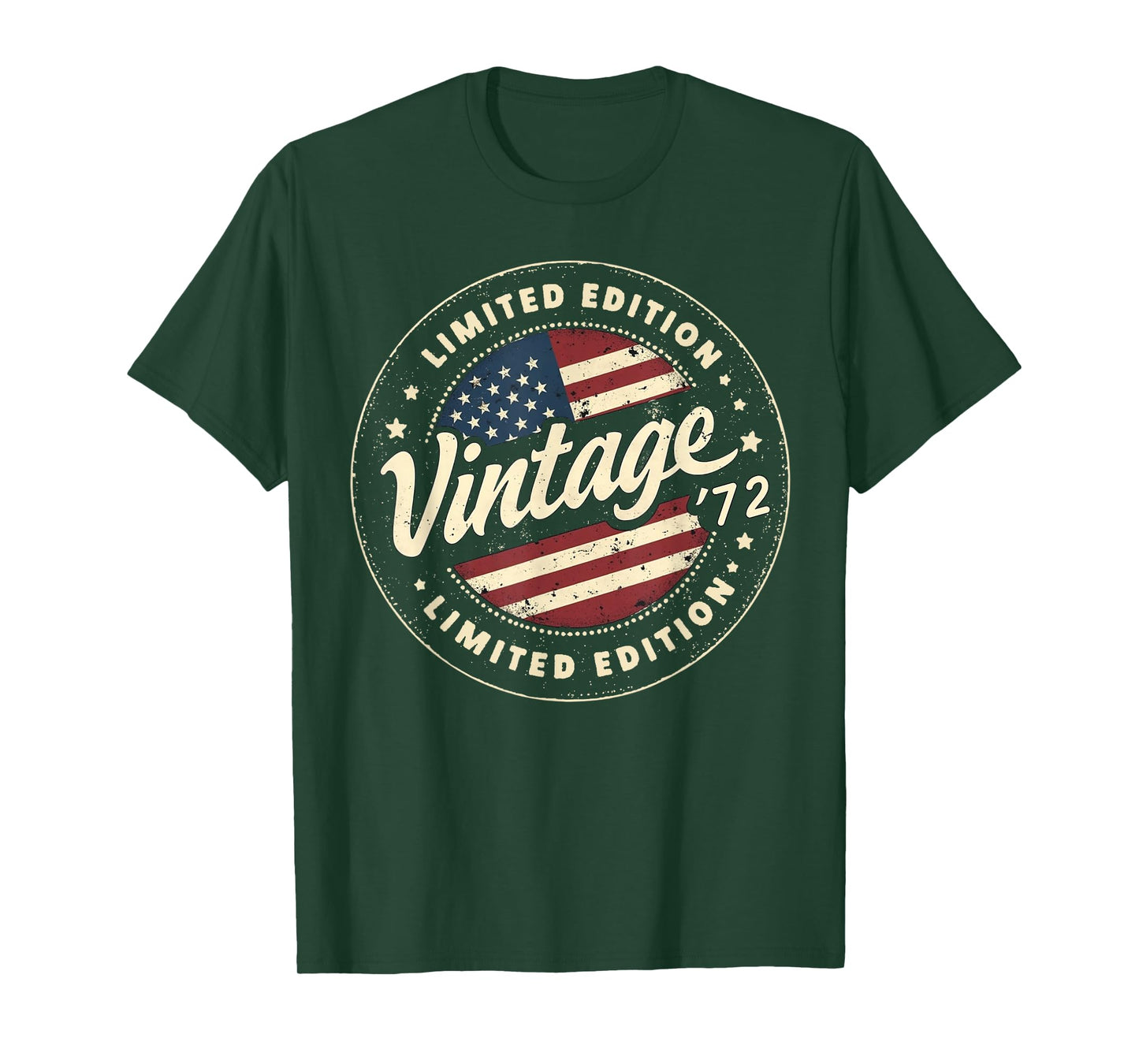 Vintage 53rd birthday men Born 1972 53 years old Bday mens T-Shirt