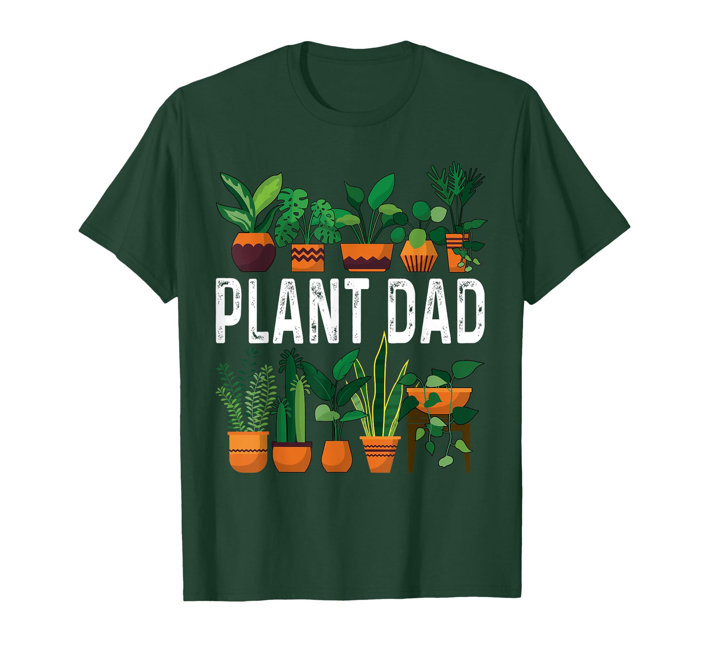 Plant Dad Potted Plant Lover Men's Gardening Plant Guy T-Shirt