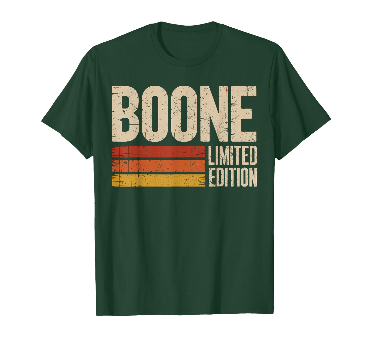 Boone Family Name I Love Boone Personalized Vintage T-Shirt