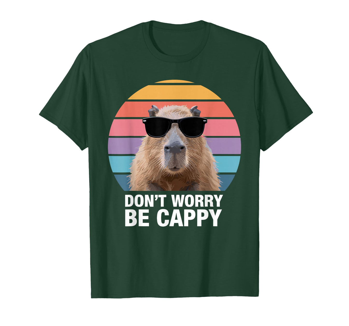 Funny Capybara Design for Men Women Adults Capybara Lover T-Shirt