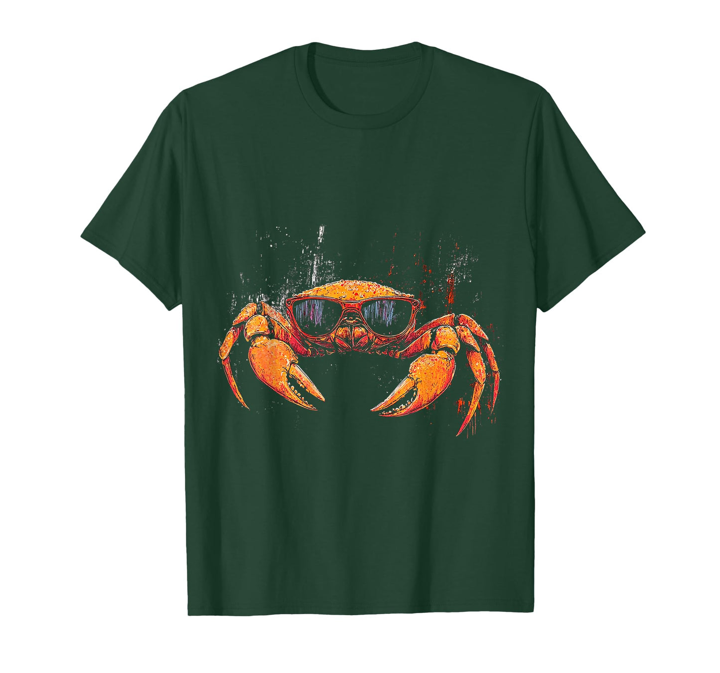 Crab Animal Graphic Sunglasses Illustration Crab T-Shirt