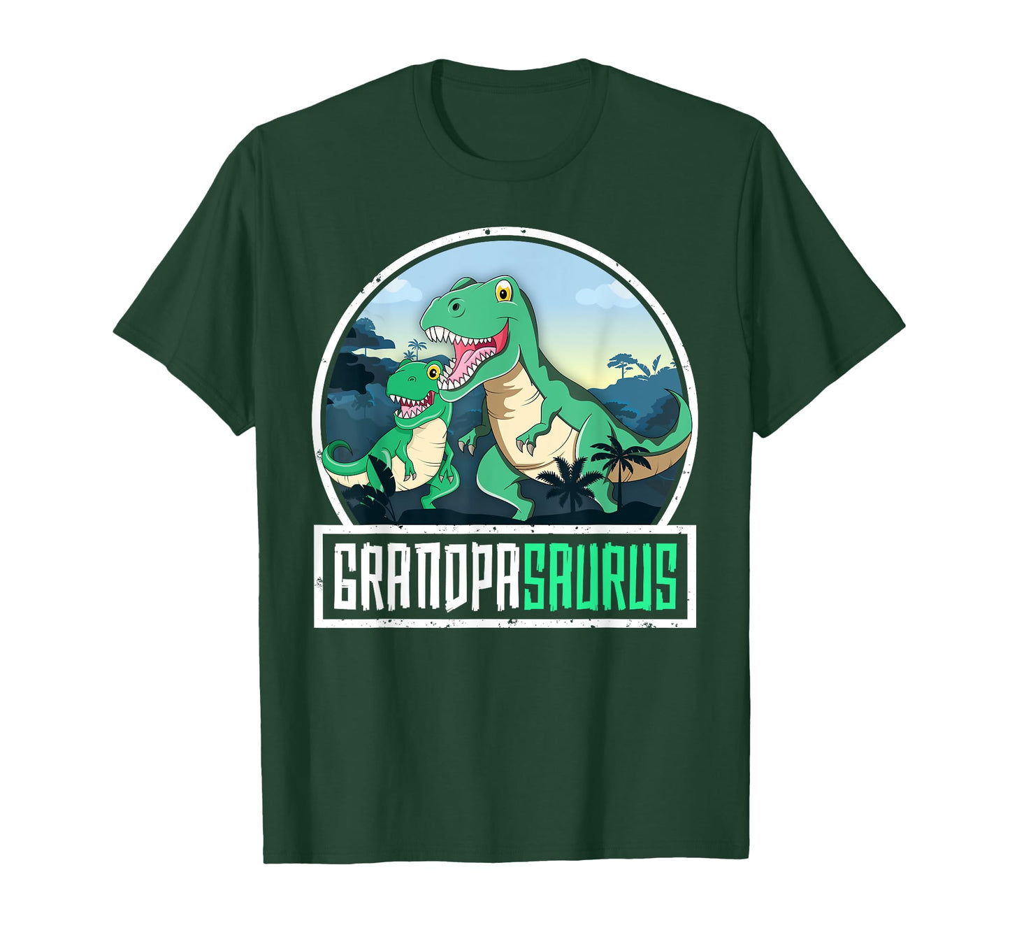 Grandpasaurus T-Rex Dinosaur Saurus Grandpa Matching Family T-Shirt
