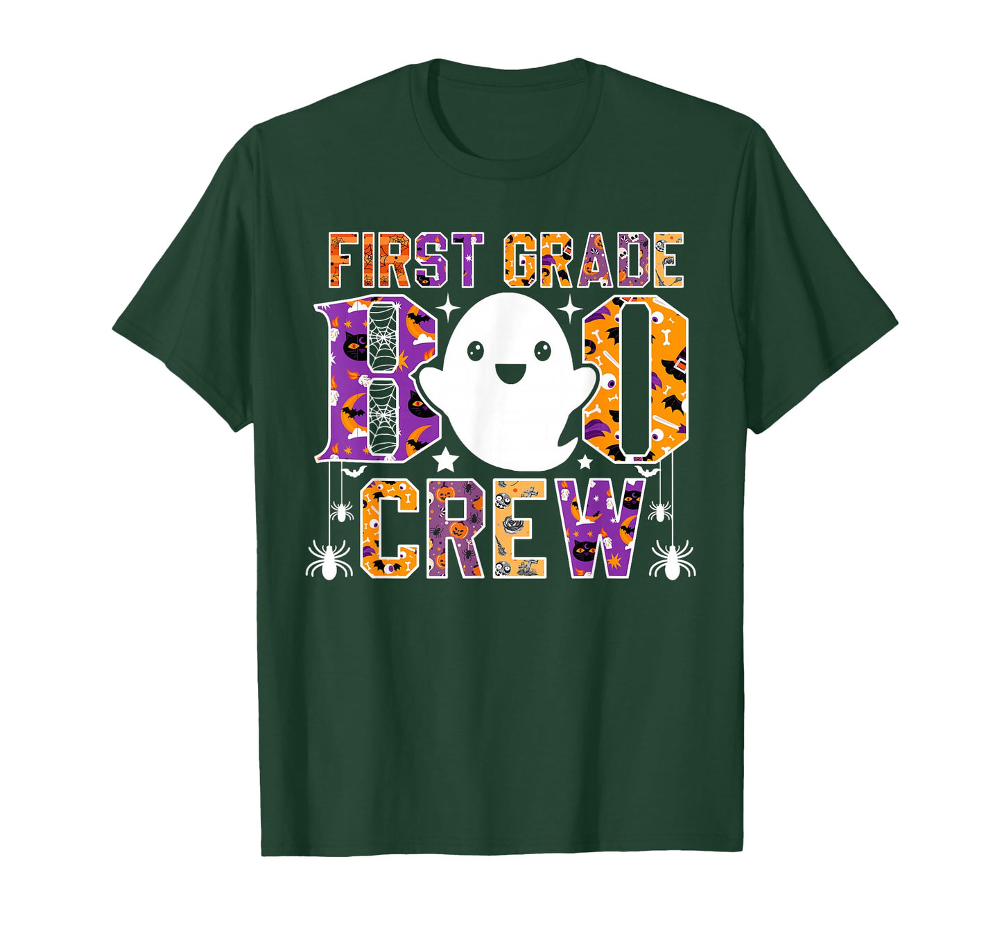 First Grade Boo Crew Teacher Student Halloween Costume T-Shirt