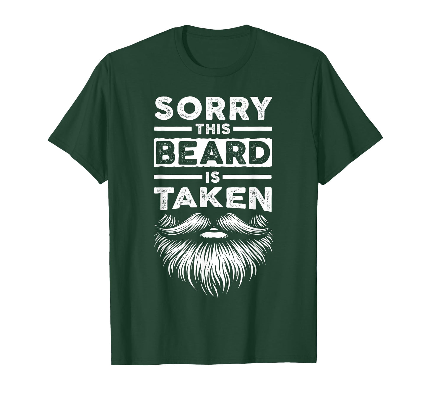 Sorry This Beard Is Taken Retro Boyfriend Valentines Day T-Shirt