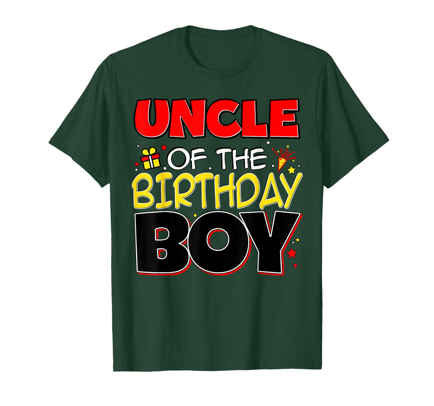 Birthday Boy Family Party Birthday Outfit T-Shirt, Unisex-Adults, Black, Small, Short Sleeve, T-Shirt, Novelty T-Shirts