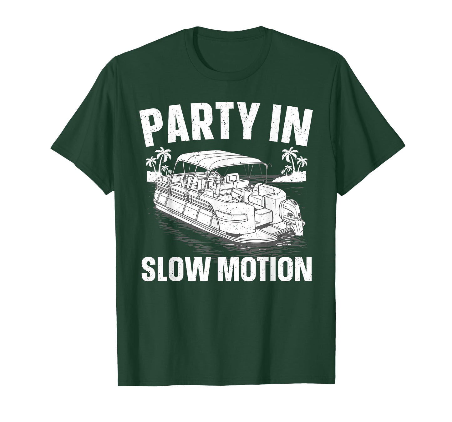Funny Pontoon Boat Art For Men Women Pontoon Boat Captain T-Shirt