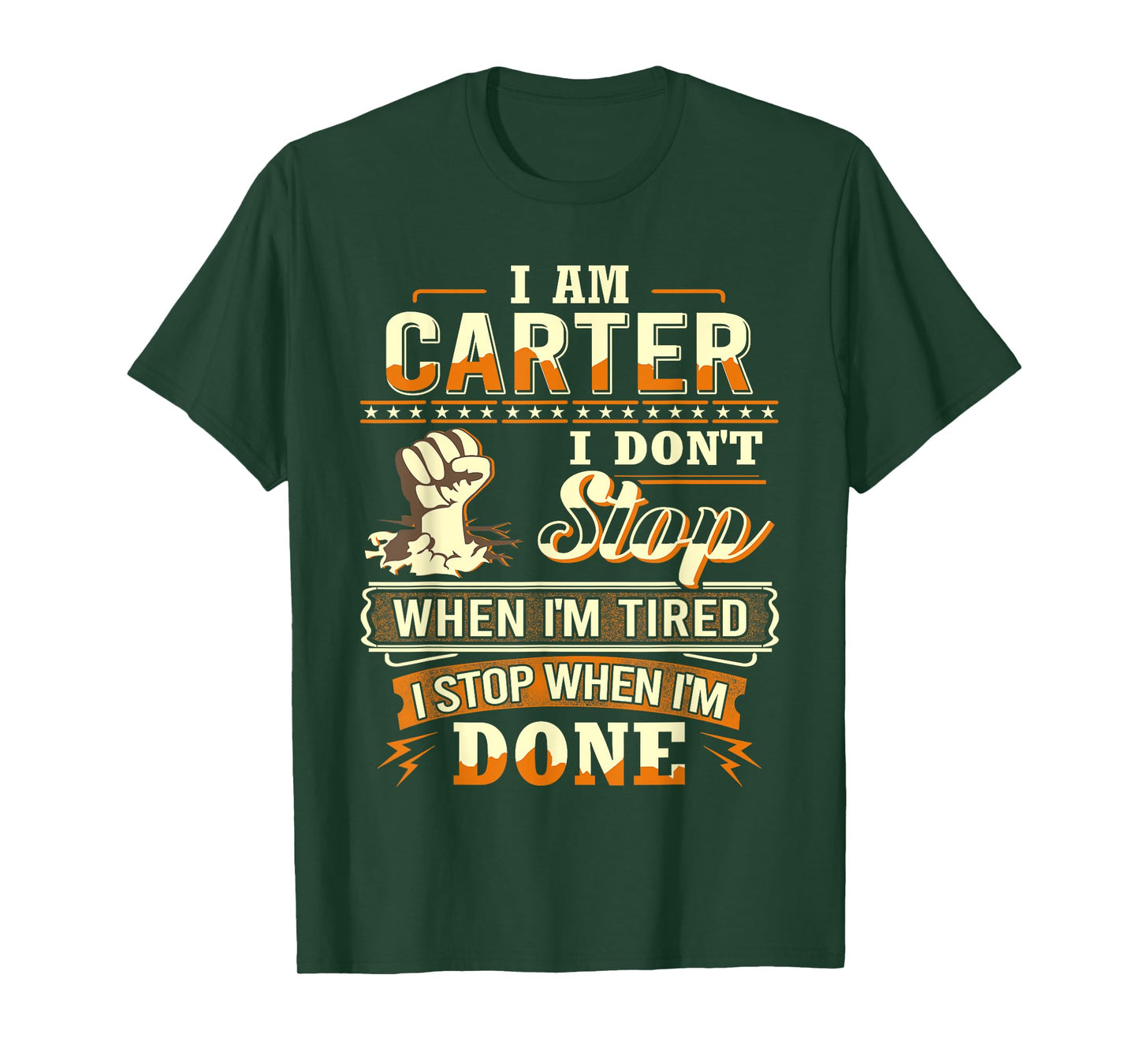 I am Carter Shirt Personalized Carter Last Name T-Shirt