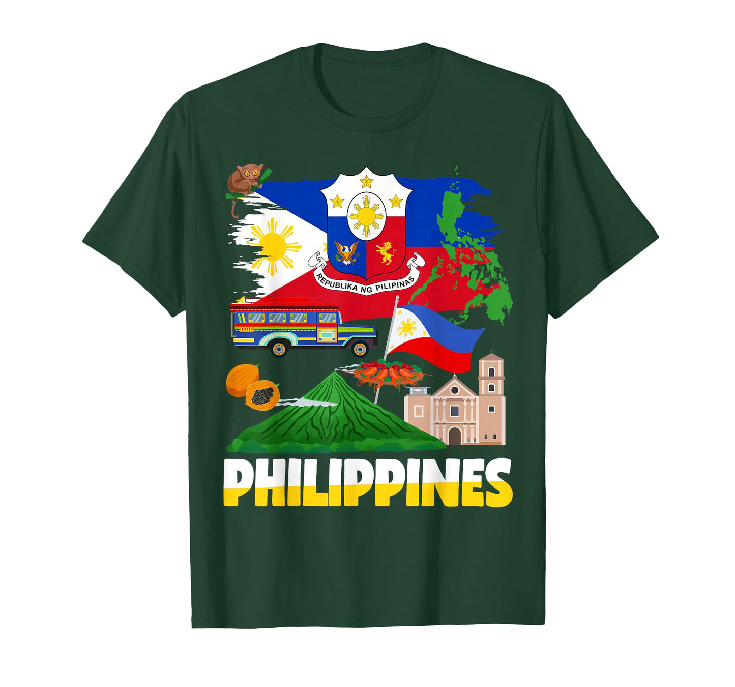 Philippines Flag Outfit Ideas For Kids Filipino Flag T-Shirt