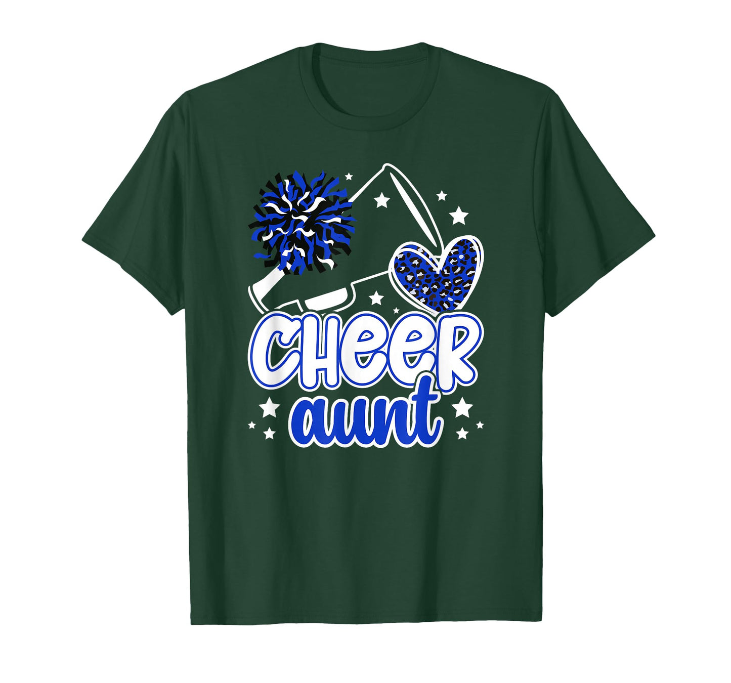 Cheer Aunt Of A Cheerleader Auntie Cheerleading Aunt T-Shirt