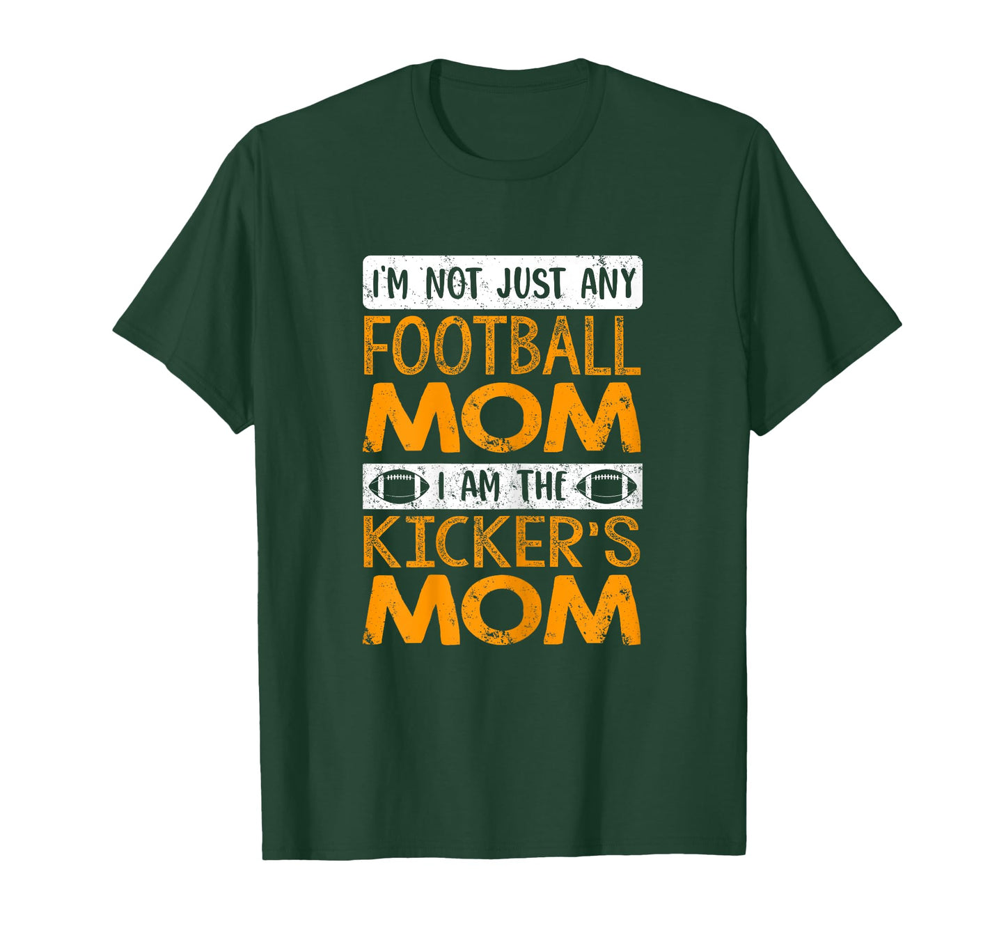 Funny Football Lover Graphic Mom Football Kicker T-Shirt