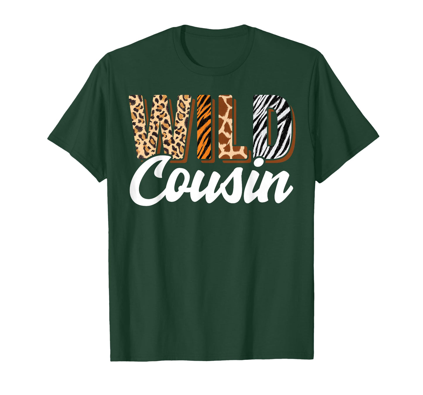 Wild Cousin Zoo Born Two be Wild B-day Safari Jungle Animal T-Shirt