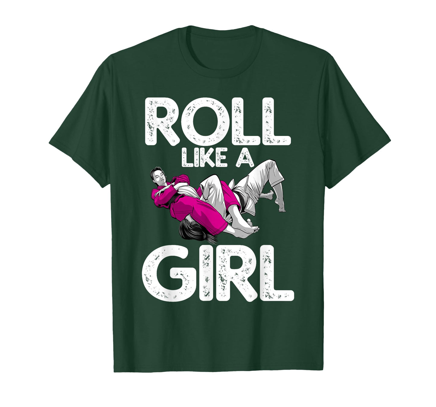 Funny Jiu Jitsu Art for Women Girls Kids Brazilian Jiu Jitsu T-Shirt