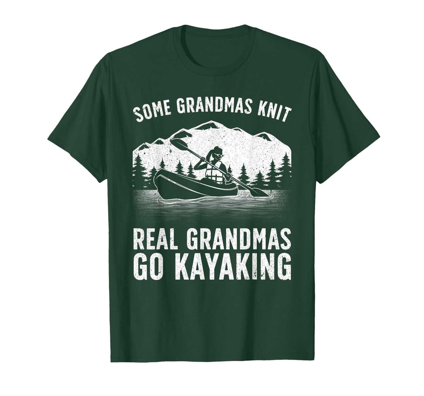 Cool Kayaking For Grandma Mom Kayaker Boating Kayak Boating T-Shirt