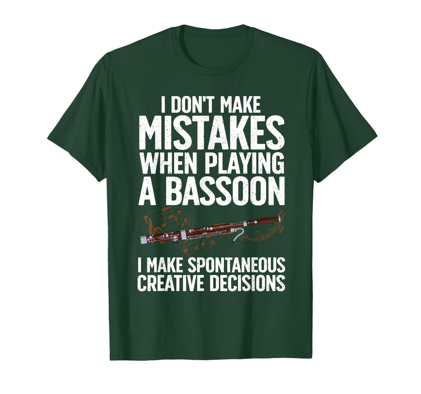 Cool Bassoon Art For Men Women Bassoonist Bassoon Player T-Shirt