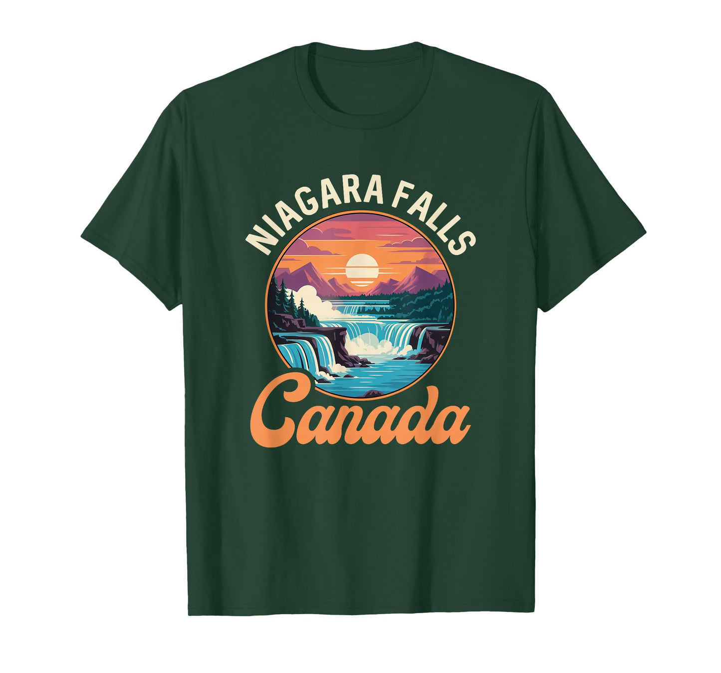 Niagara Falls Canada Retro Family Vacation Trip Men Women T-Shirt