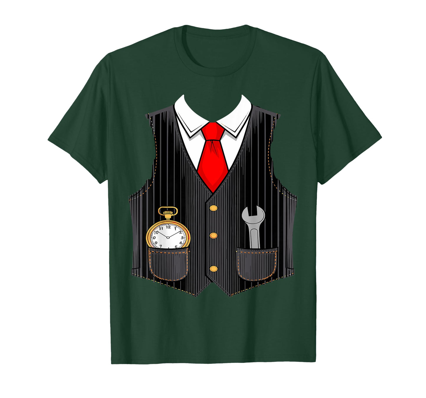 Halloween Train conductor costume for kids men women T-Shirt