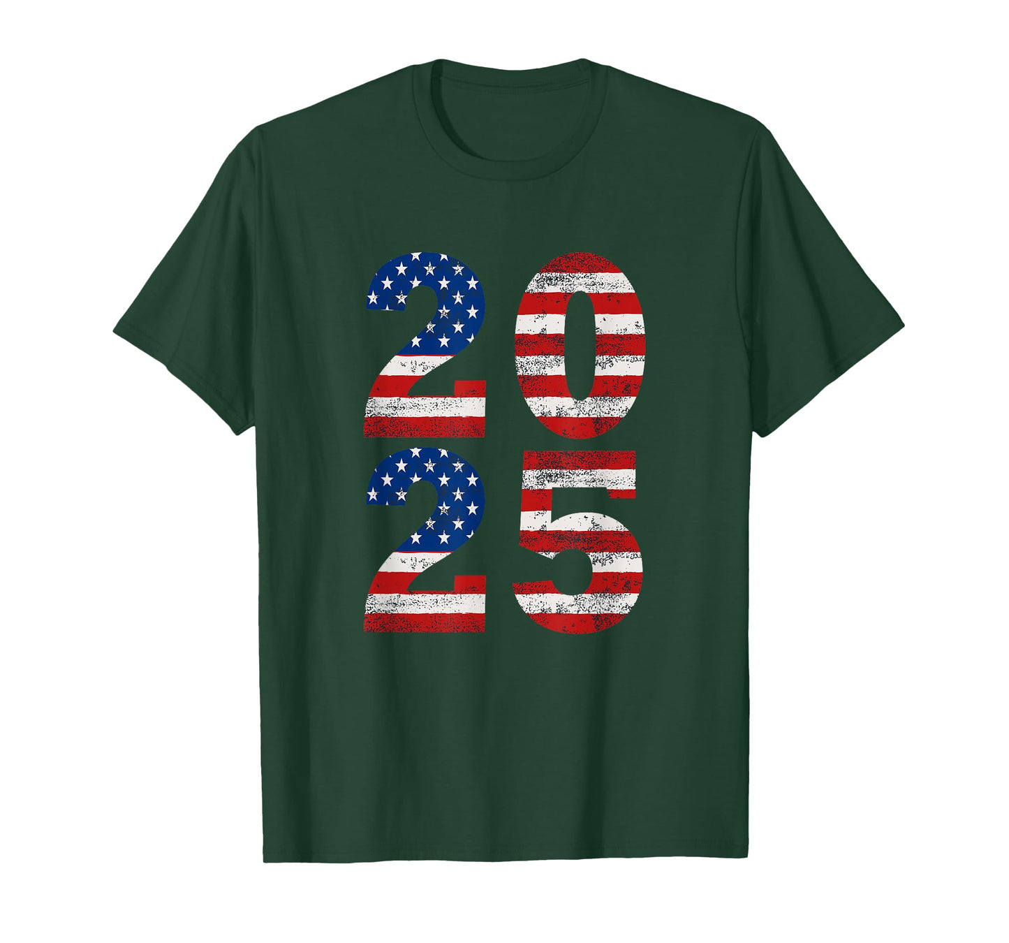 Classic Vintage 2025 American Flag 20 25 T-Shirt