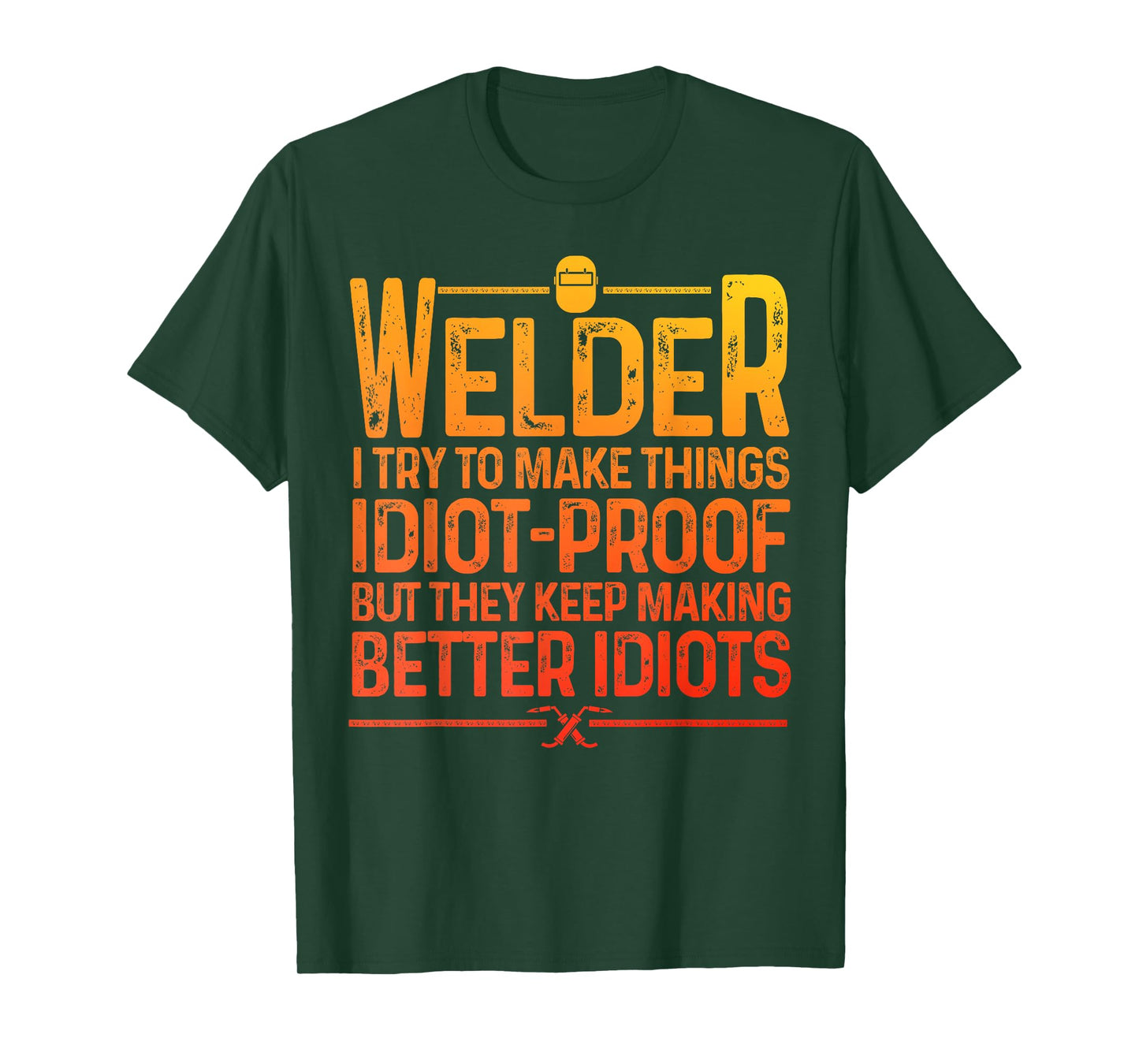 Best Welding Novelty For Men Women MIG TIG Welder Welding T-Shirt