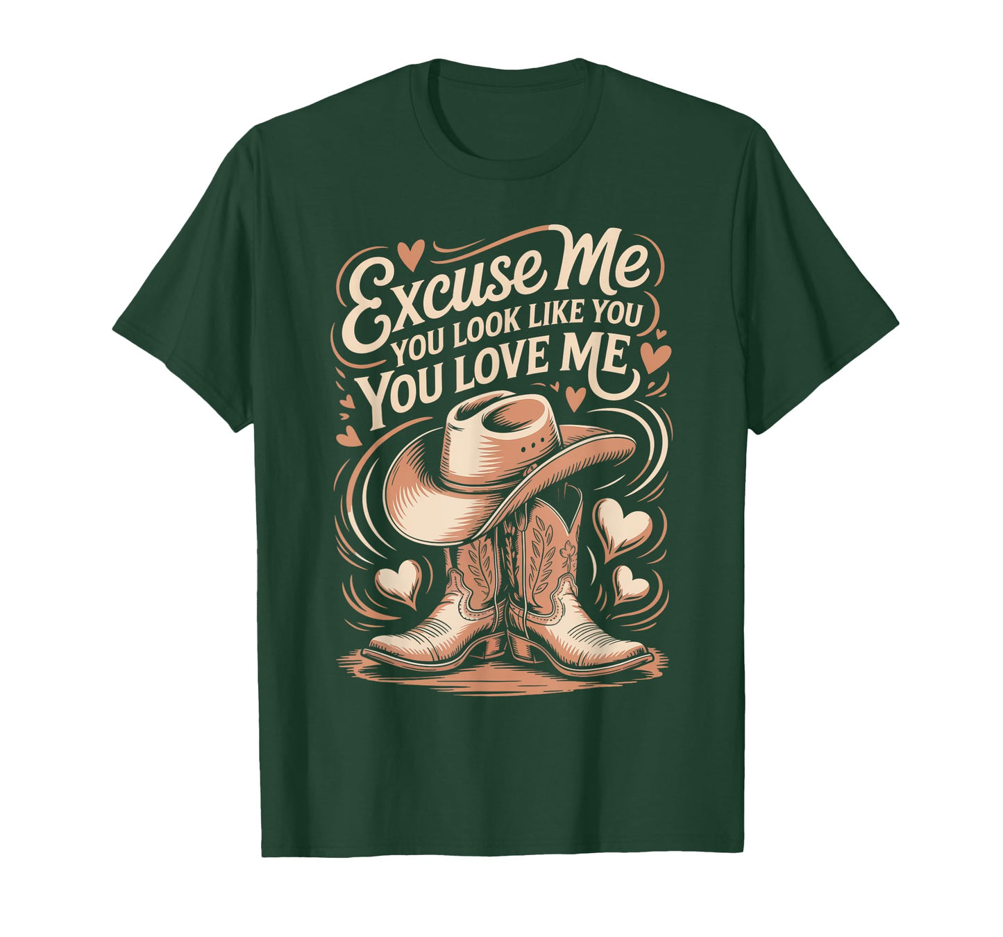 Funny Excuse Me You Look Like You Love Me Funny Boots Memes T-Shirt