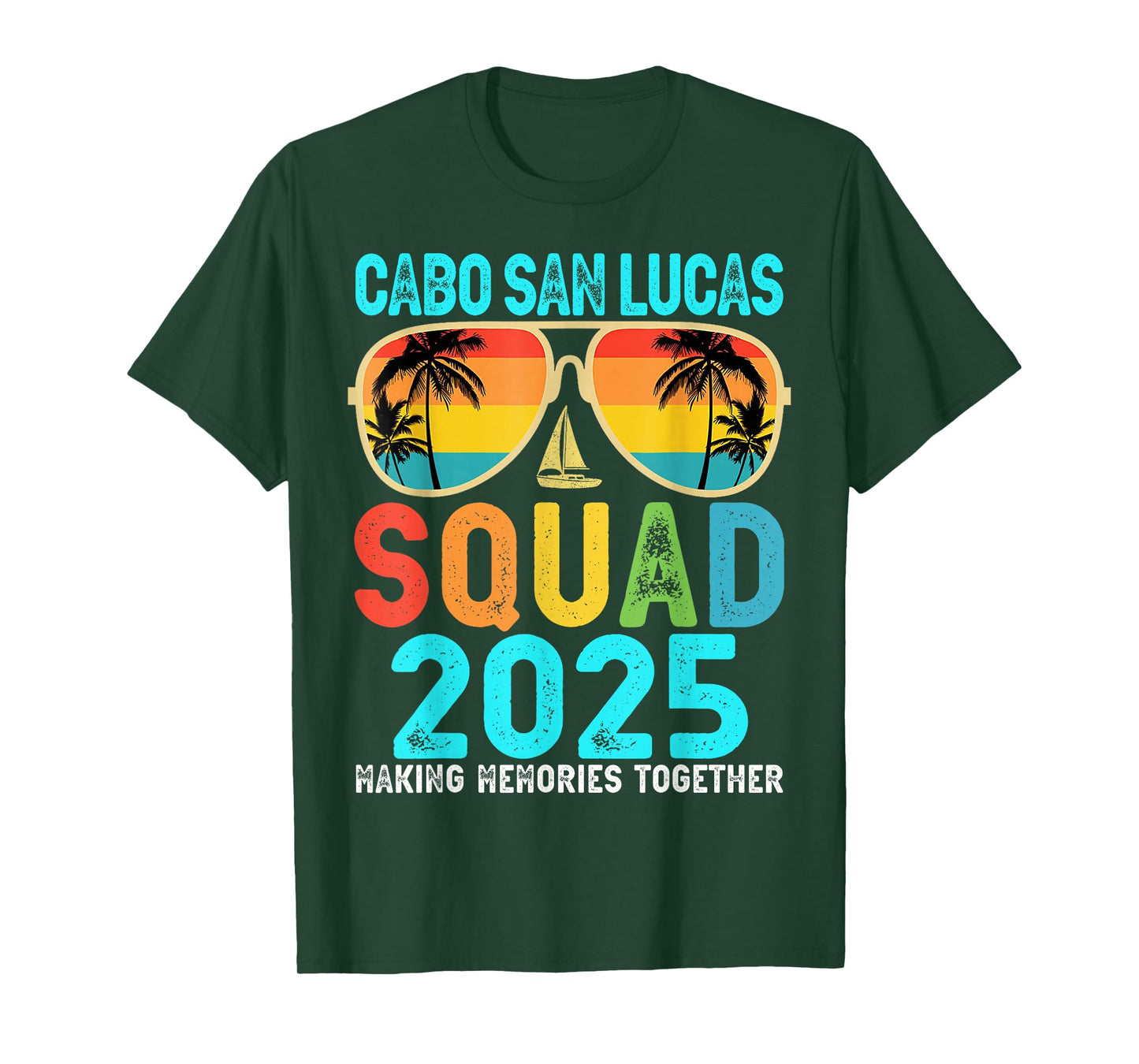 Cabo San Lucas Squad 2025 Vacation Friends Family Matching T-Shirt