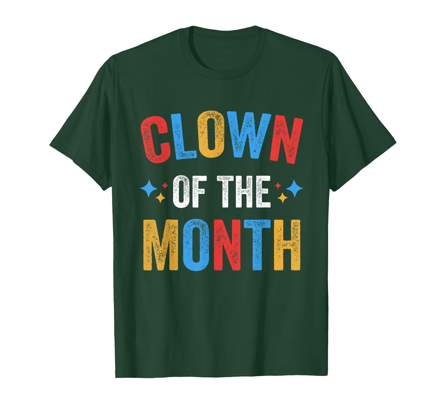 Clown Of The Month Clowncore Aesthetic Funny Circus Retro T-Shirt