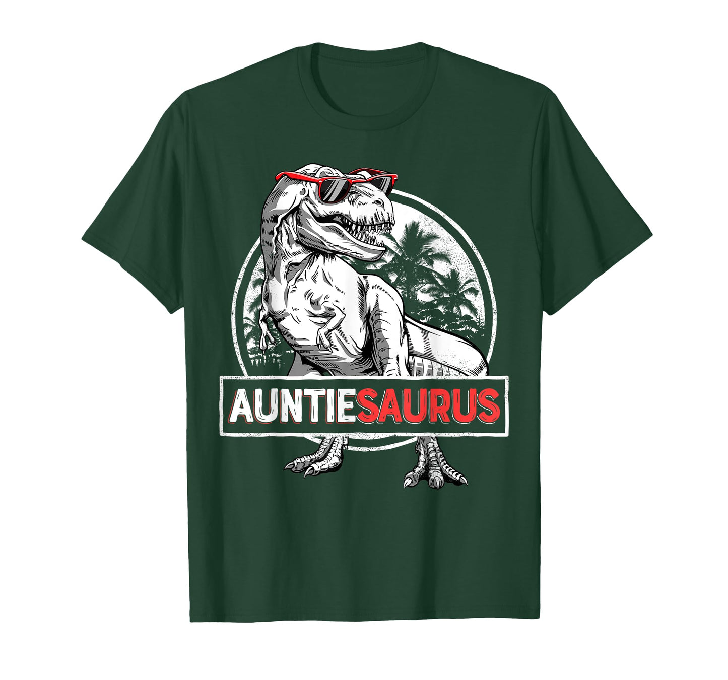 Auntiesaurus T rex Dinosaur Auntie Saurus Family Matching T-Shirt