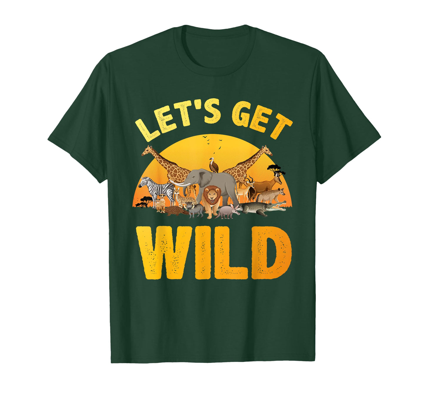 Funny Safari Costume For Kids Men Women Africa Safari Lover T-Shirt