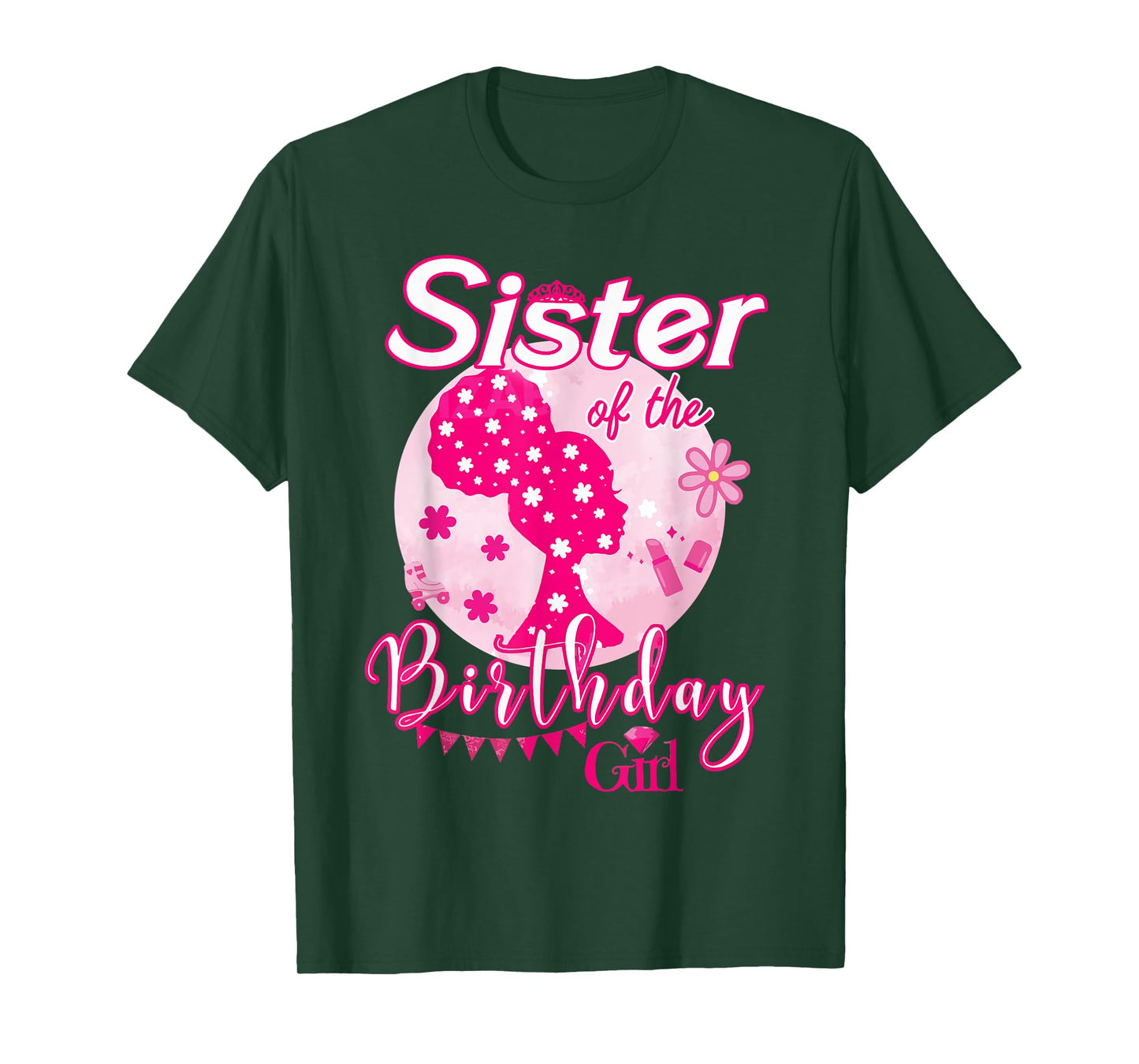 Sister Of The Birthday Girl Doll Birthday Family Matching T-Shirt