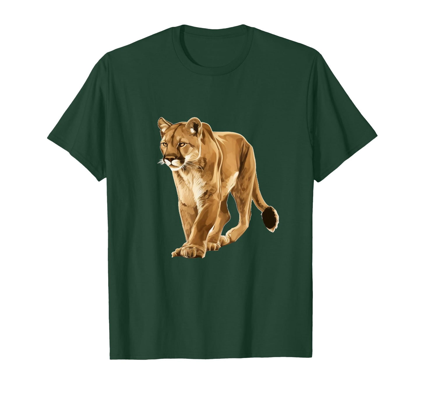Cougar Face for Wild and big Cats Lovers T-Shirt