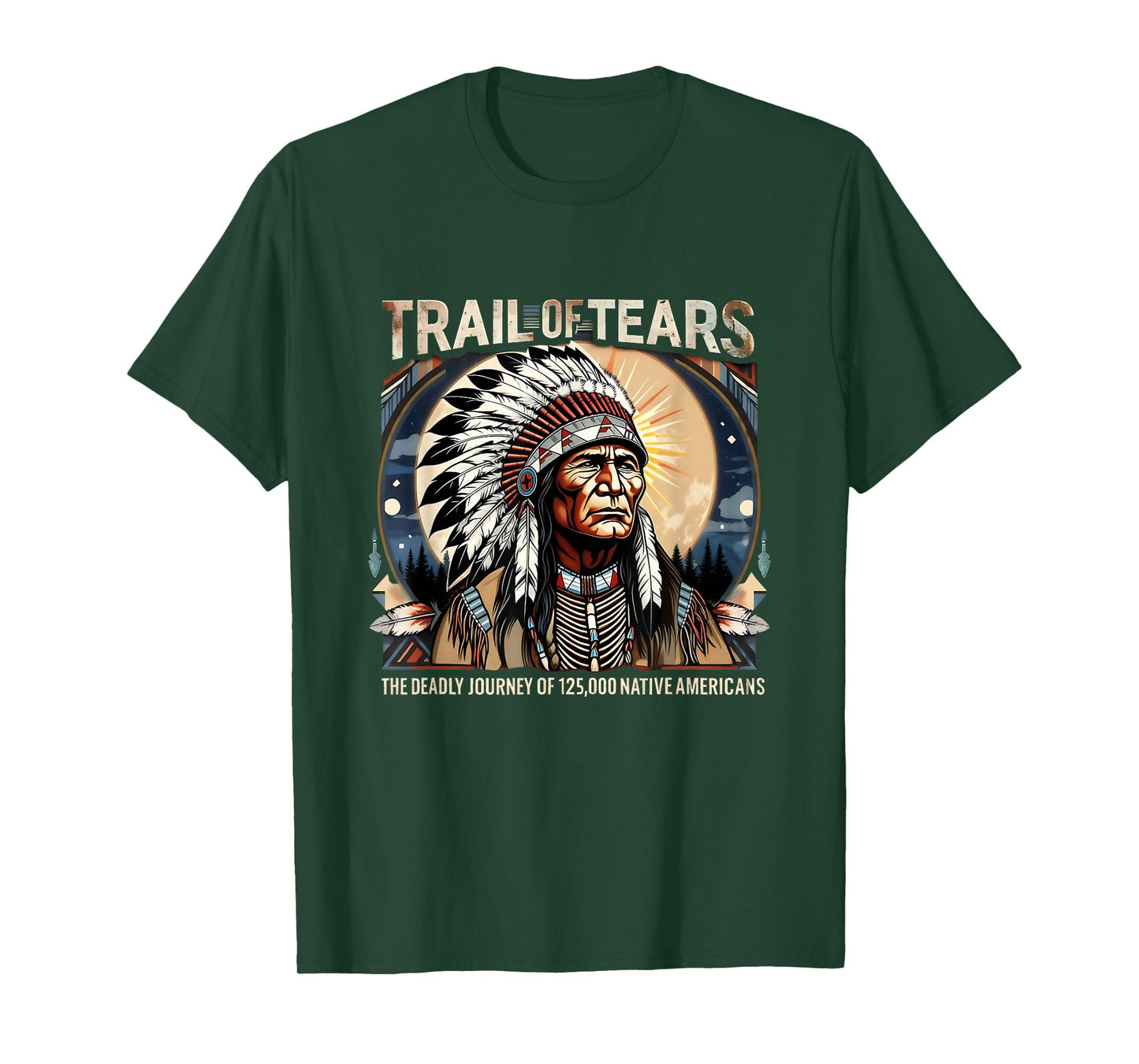 Trail of Tears Memorial Native American T-Shirt